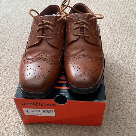 Deer Stag Boys Dress Shoes 🤎 - Picture 2 of 5